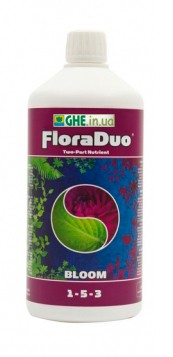 Мы продаем Flora Duo Bloom GHE повышенного качества, оптом и в розницу Flora Duo Bloom подготавливает растения к обильному цветению, обеспечивает всем необходимым для цветения и плодоношения. Позволяет на полную мощь использовать генетический потенциал.